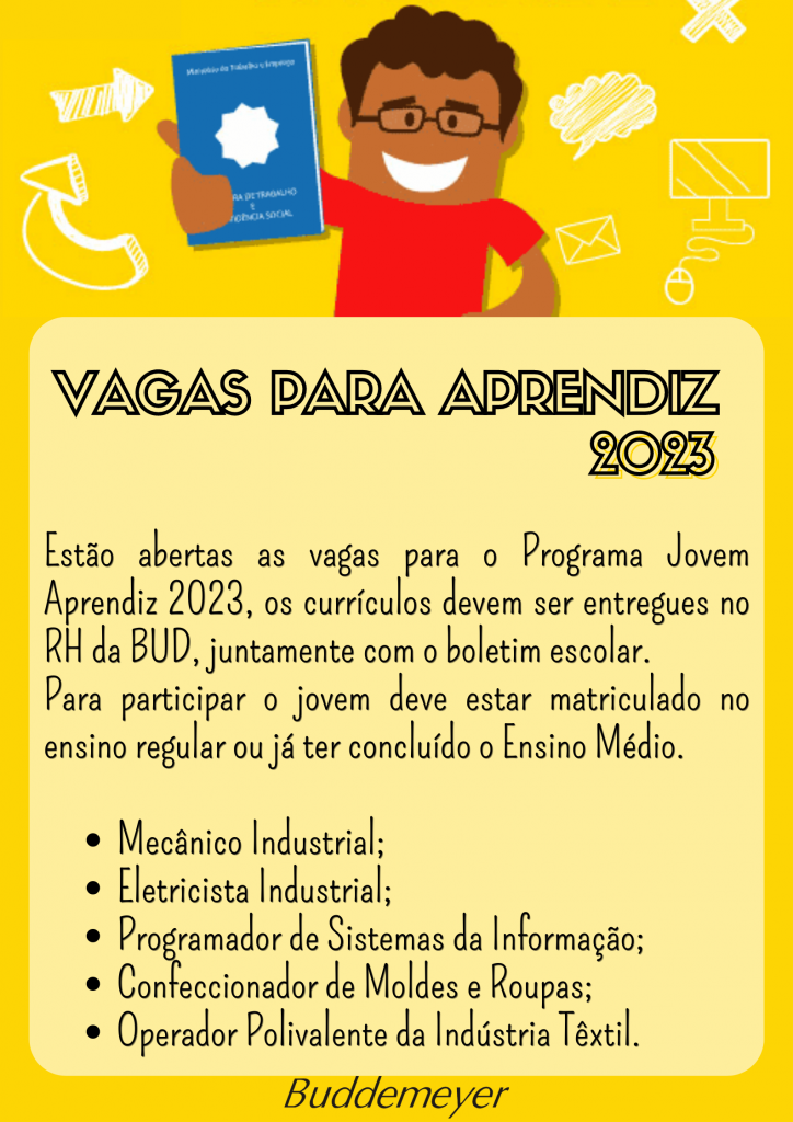 Programa Jovem Aprendiz 2023 | #eusoubud